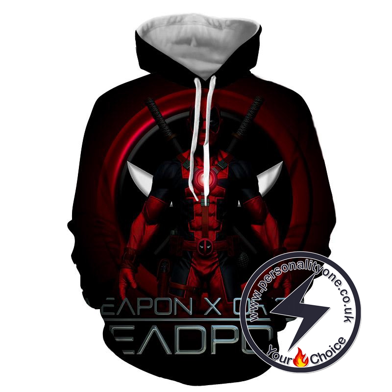 Deadpool - Deadpool 3D - Hoodies